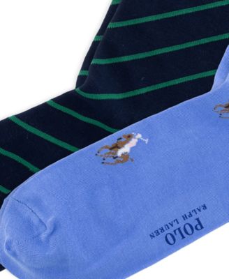 Men's 2-Pk. Knit-In Pony Slack Socks