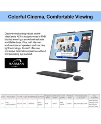 IdeaCentre I 27" All-in-One Intel Core i5 16GB RAM Intel UHD Graphics 1TB SSD Storage Windows 11 Home 100Hz