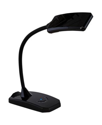 Ricky 13 3/4" High Small Modern Desk Lamps Set of 2 USB Ports LED Gooseneck Home Office Living Room Charging