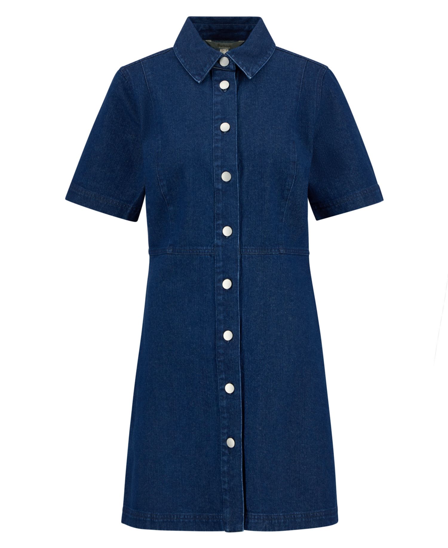 Women's Maia Pointed-Collar Mini Denim Dress