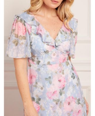 Women's Camille's Garden V-Neck Ankle Gown