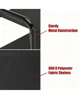 Coat Rack Storage Shelf Hall Tree Hooks Entryway Clothes Hanger Stand Metal