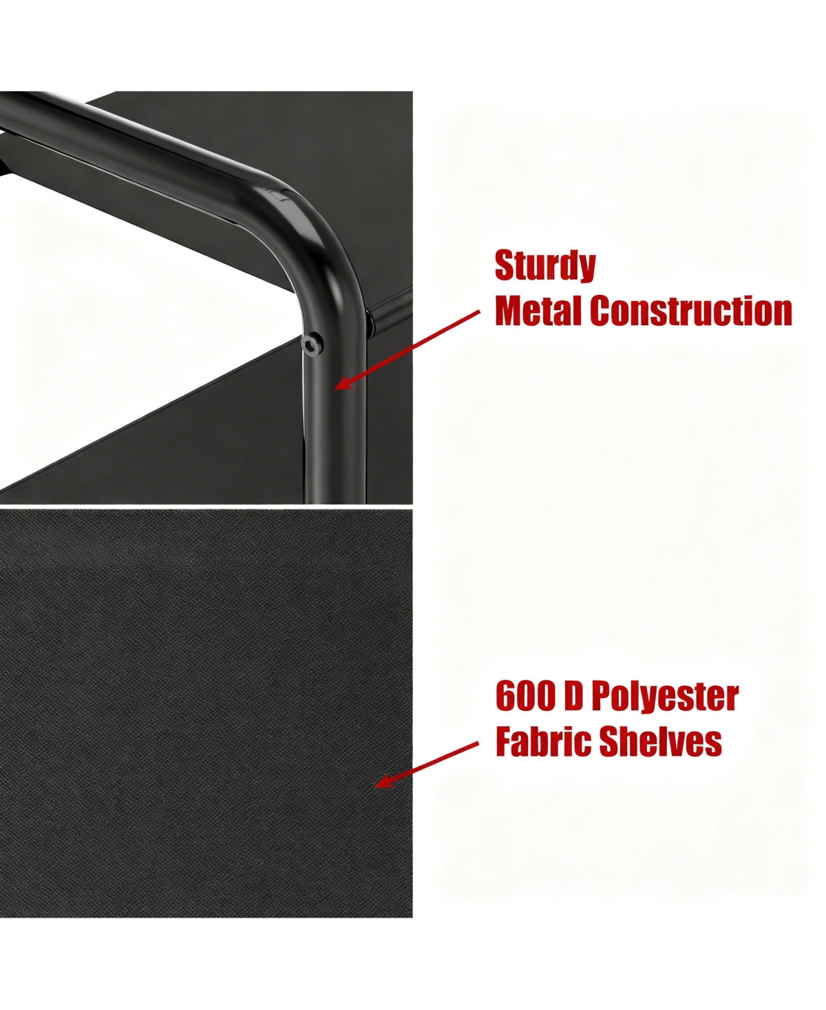 Yigii Coat Rack Storage Shelf Hall Tree Hooks Entryway Clothes Hanger Stand Metal