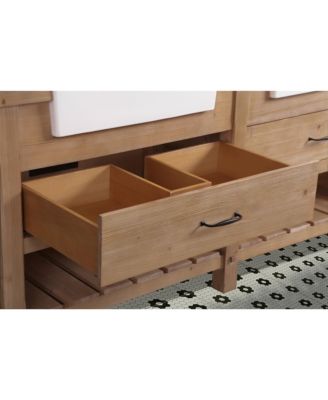 Marina 72" Bathroom Vanity Driftwood