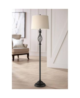 Annie Traditional 63" Tall Standing Floor Lamps Set of 2 Lights
