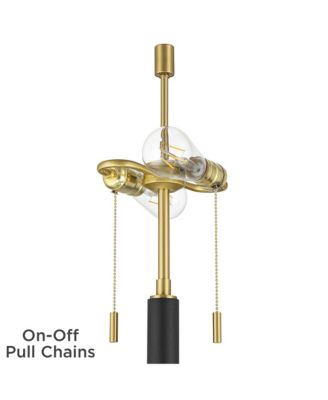 Rawdon 27" High Brass Light Pull-Chain Table Lamp Set of 2