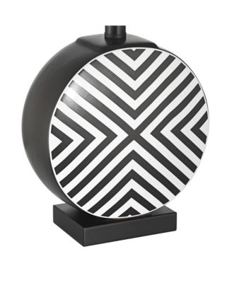 Fraser Ceramic Disc Table Lamp with Dimmer