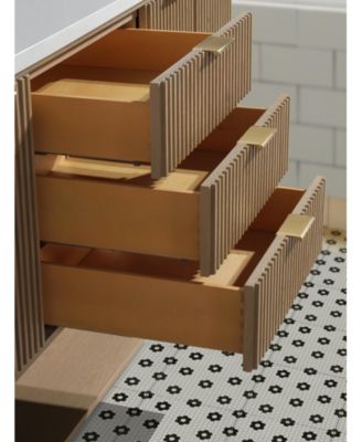 Diego 72" Bathroom Vanity Oak