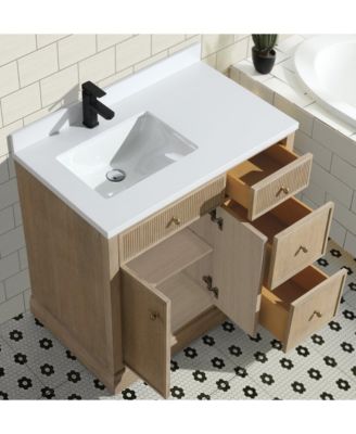 Redondo 36" Bathroom Vanity Ash Oak