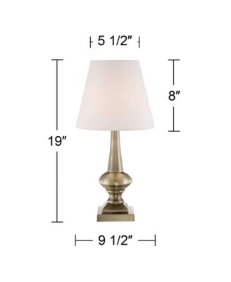 Traditional Accent Table Lamps 19" High Set of 2