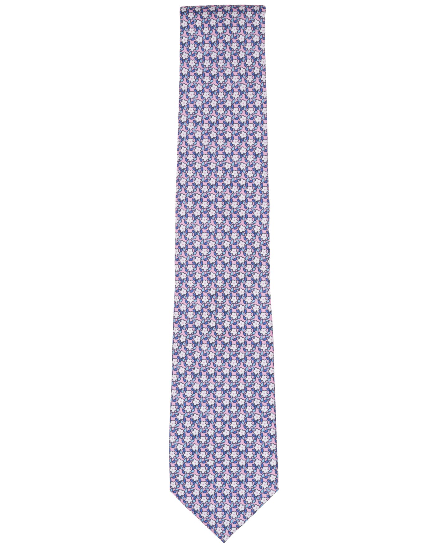 Мужские галстуки Club Room Jean Floral Pattern Tie, цвет: Фиолетовый — фото 2