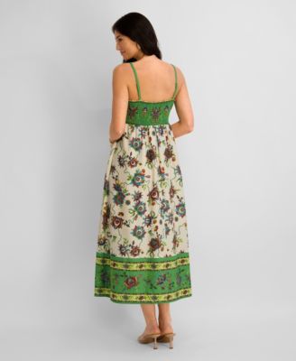 women's flowy maxi dresses PRETTYGARDEN Women's Summer Flowy Maxi Dress Casual Sleeveless Spaghet main image 1