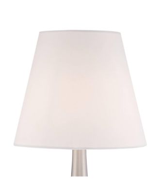Modern Desk Table Lamp 19" High Brushed Steel