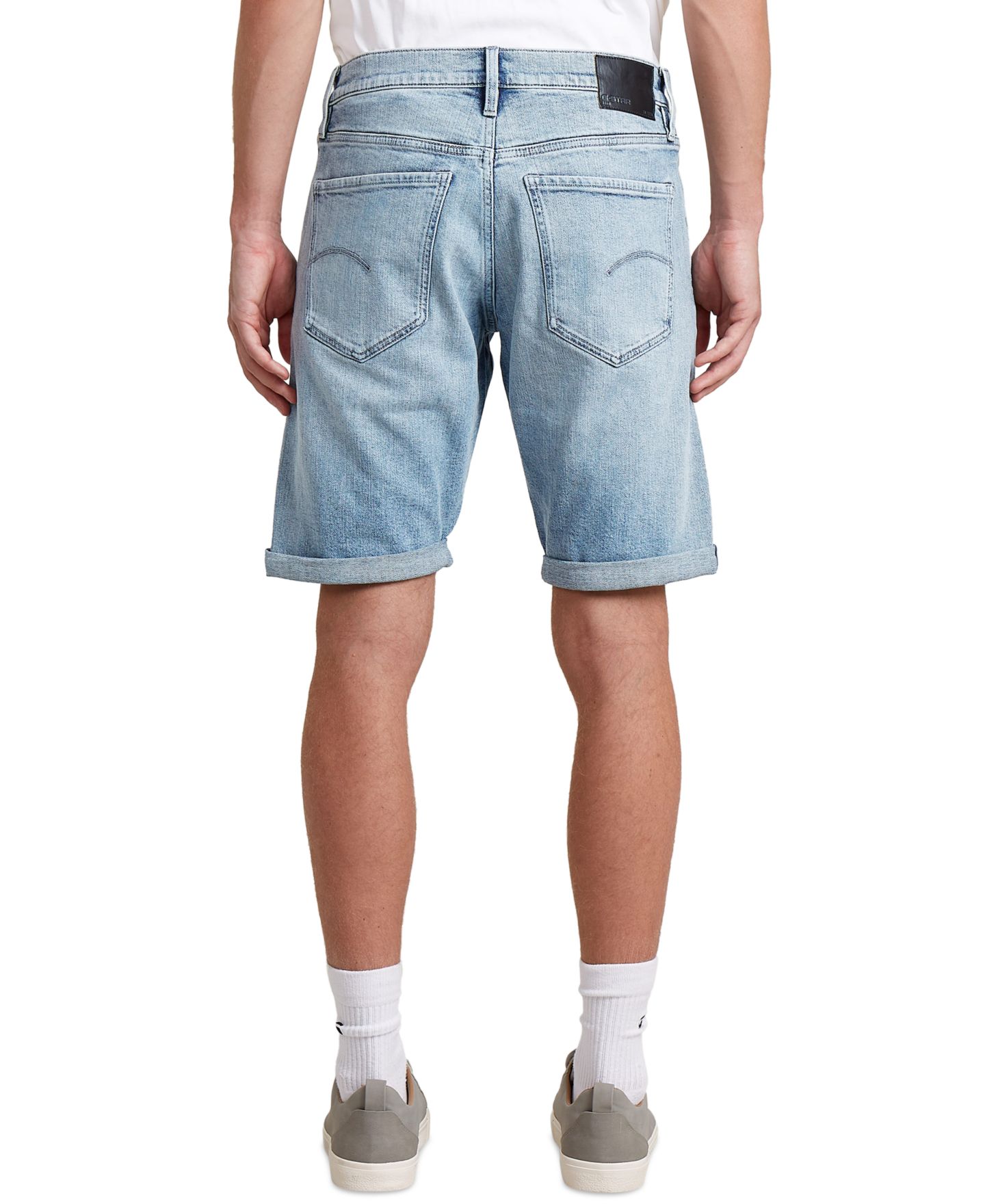 Мужские шорты G-Star Raw Mosa Denim Short, цвет: Винтажный синий — фото 8