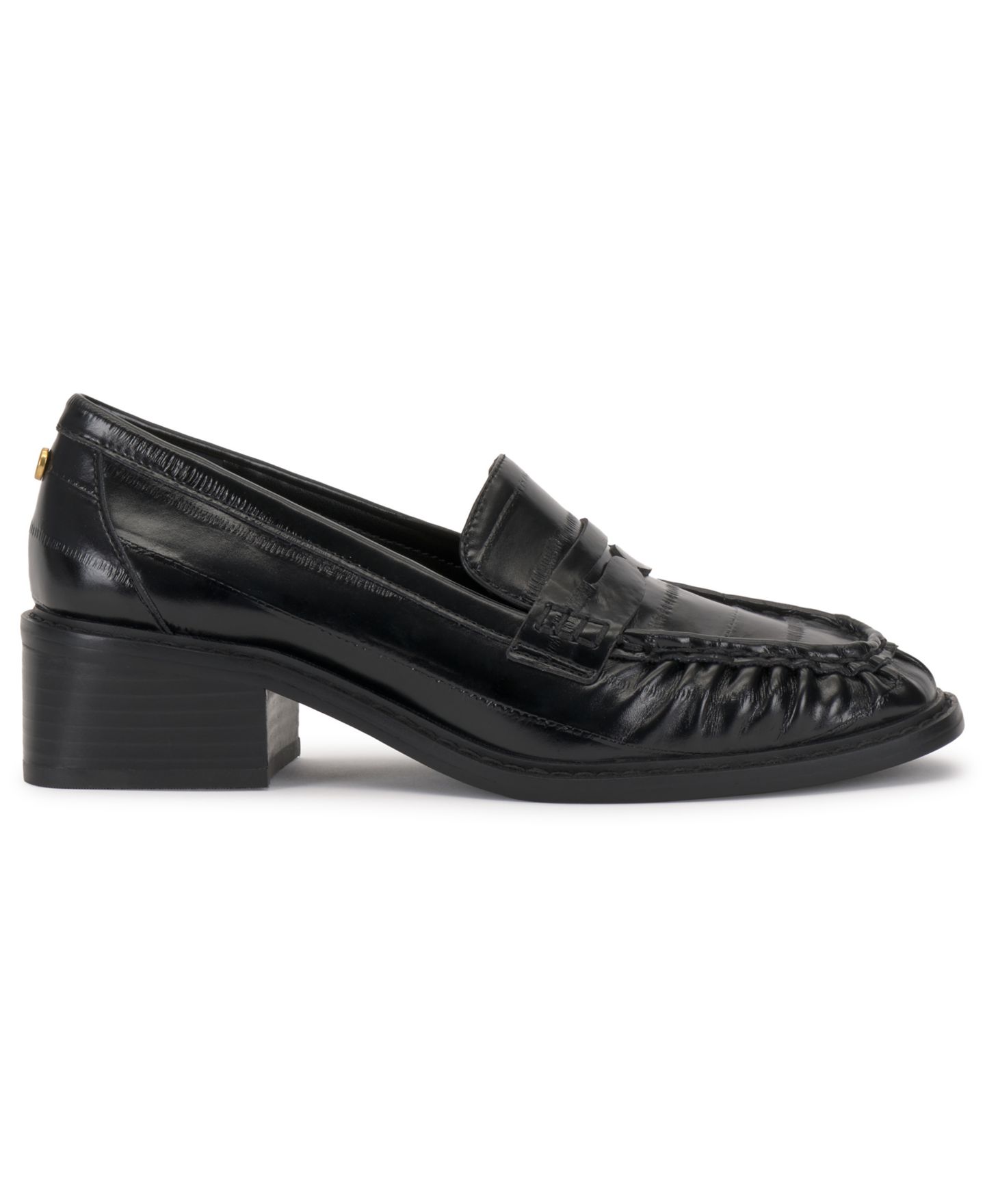 Женские туфли Vince Camuto Eshnie Block-Heel, цвет: Чёрный кожаный — фото 2
