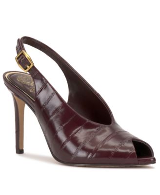 Women's Helenza Peep-Toe Slingback Pumps