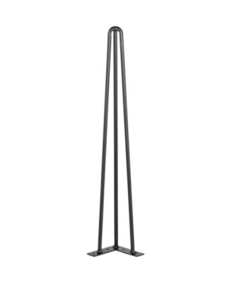 20 in Hairpin Table Legs Set of 4, Carbon Steel 3-Rod Furniture Legs with 880 lbs Total Load Capacity