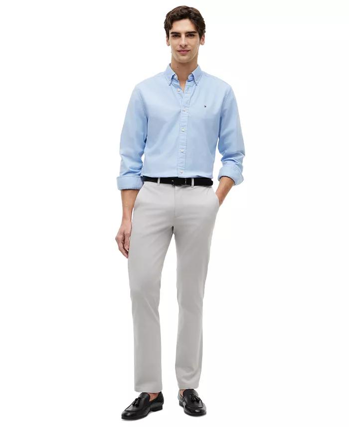 Men's Slim-Straight Fit Stretch Chino Pants - thumbnail 10