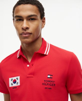 Men's Standard Country South Korea Regular-Fit Polo