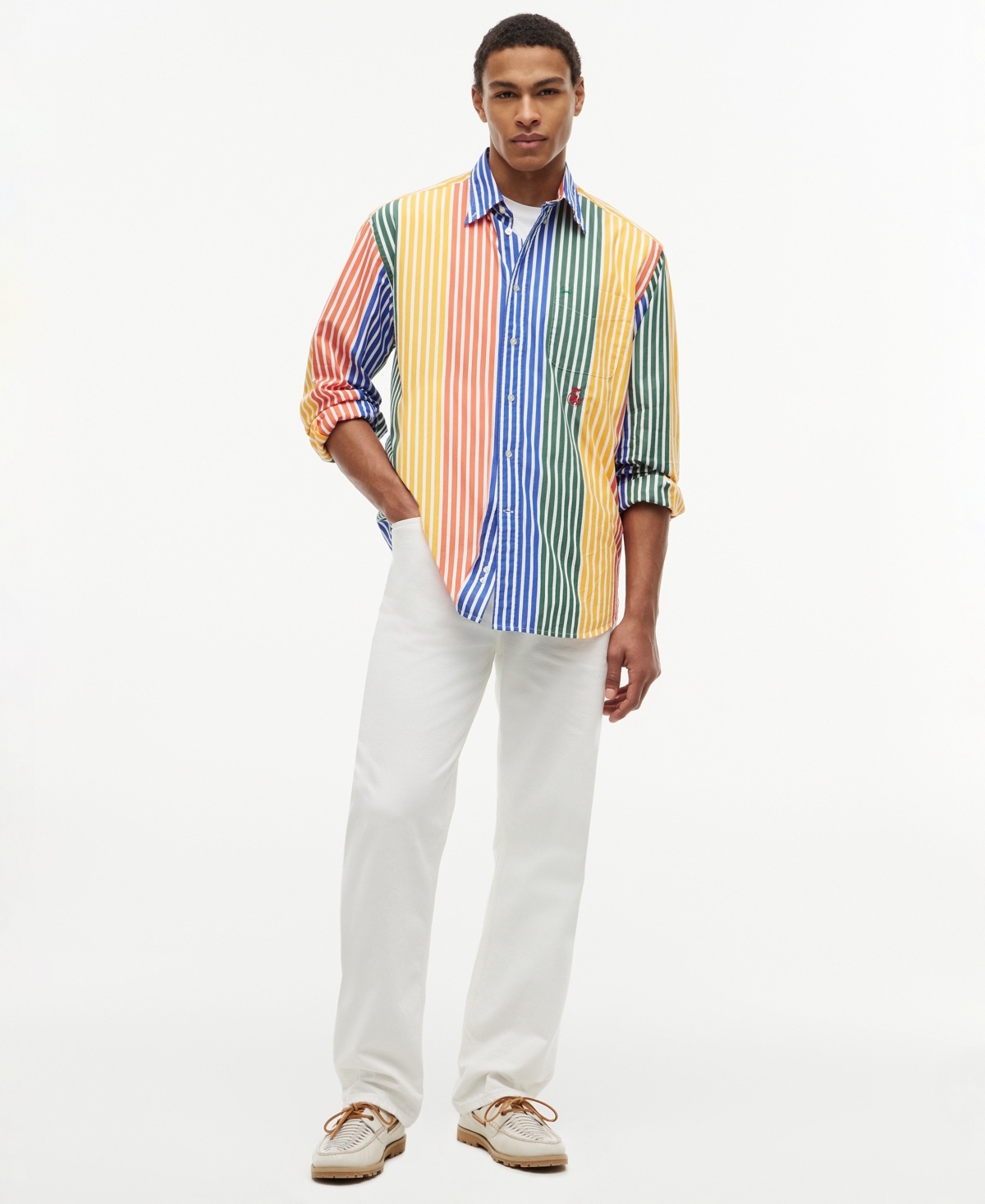 Tommy Hilfiger Men's Prep Icon Stripe Relaxed-Fit Shirt