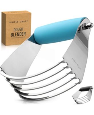 Stainless Steel Pastry Dough Cutter with Comfortable Grip Handle