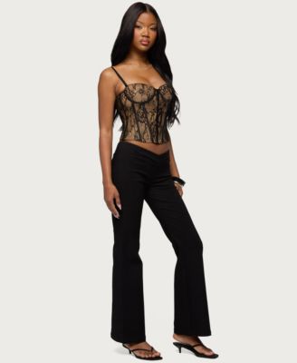 Women's Alyce Crossover Flared Pants