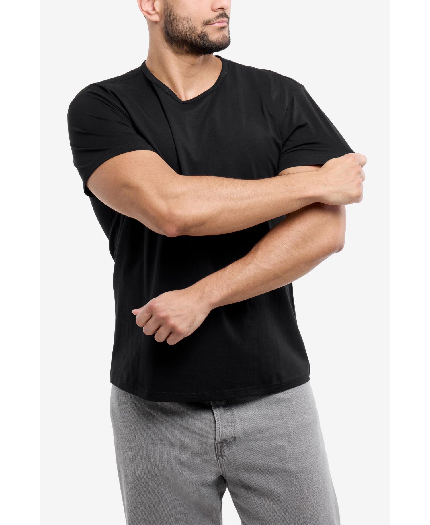 Men's Basic Crewneck Short Sleeve T-Shirt