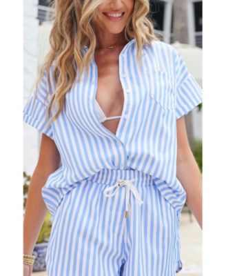 Women's BISHOP + YOUNG Chill Button Front Shirt