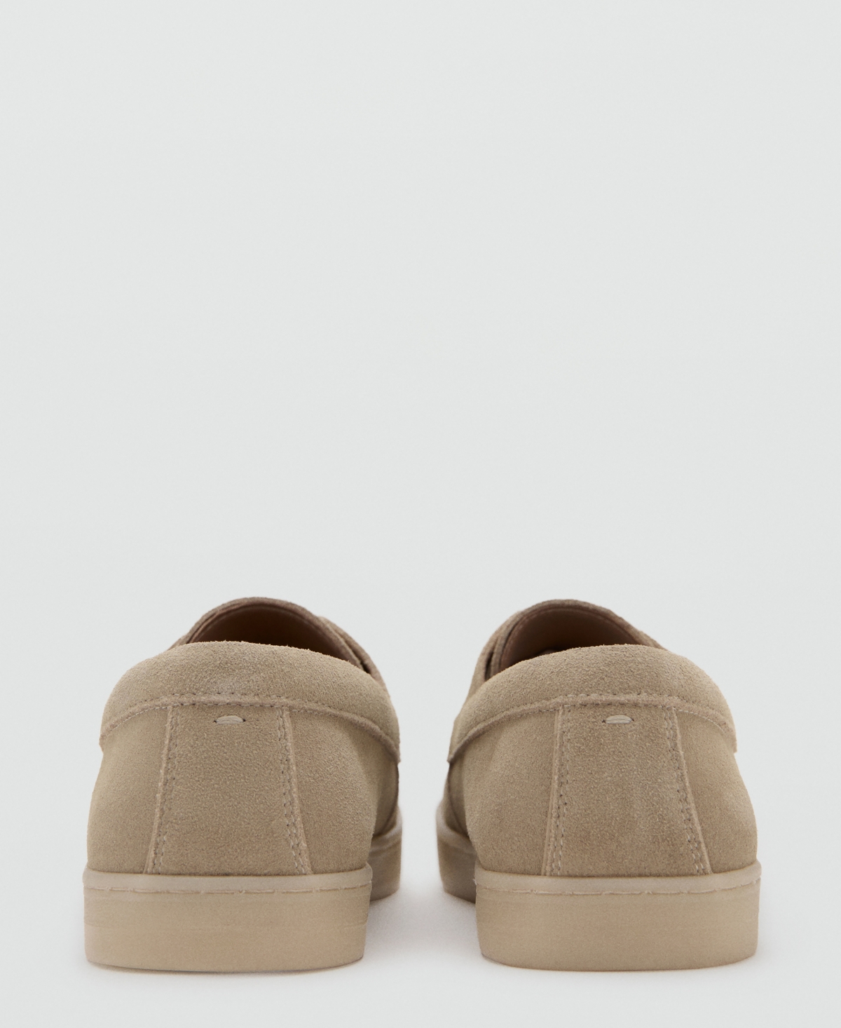 Mango Men's Suede Leather Lace-Up Shoes