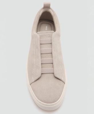 Men's Vibram Sole Suede Leather Athletic Sneakers