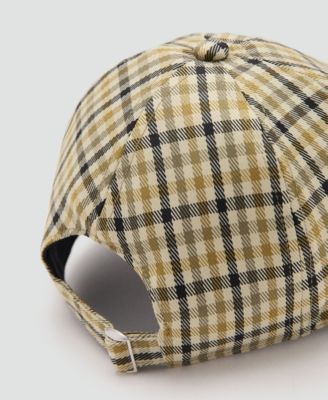 Men's Check Visor Hat