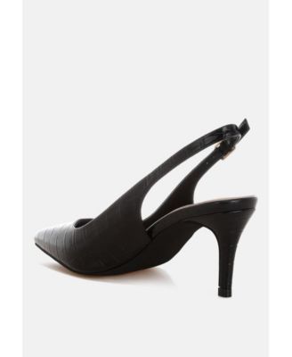 Women's Halins Pointed Toe Slingback Heels