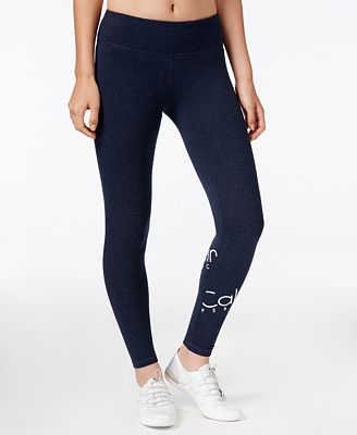 calvin klein blue leggings