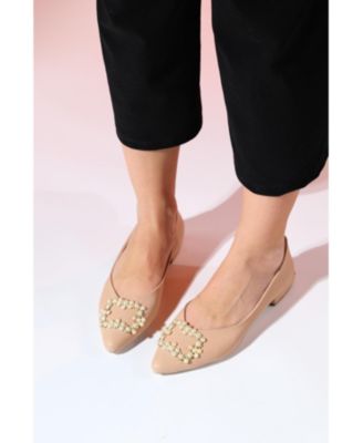 Women's Ghent Pearl Embellished Ballet Flat