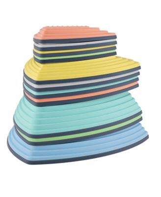 Balance Stepping Stones for Kids Non Slip Set of 11 with Bag