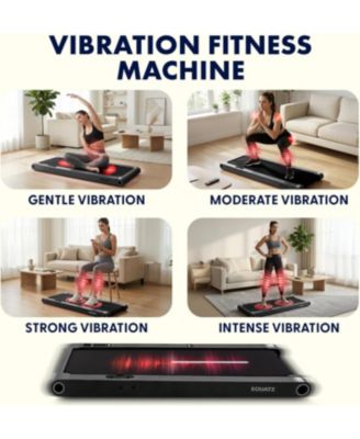2-in-1 Walking Pad with Vibration Plates and Remote Control (SQWPVH15BK)