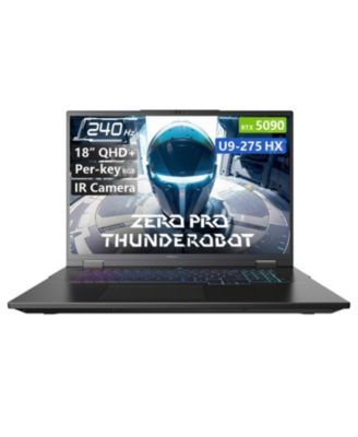 ZERO Traditional Laptop Intel Core Ultra 9 64GB RAM NVIDIA GeForce RTX 5090 4TB SSD Storage Windows 11 Home 240Hz