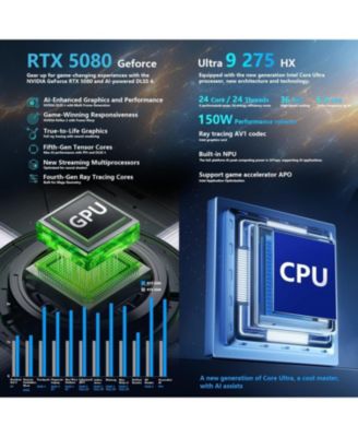 ZERO Traditional Laptop Intel Core Ultra 9 32GB RAM NVIDIA GeForce RTX 5080 2TB SSD Storage Windows 11 Home 240Hz