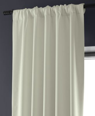 Faux Linen Hotel Blackout Curtain