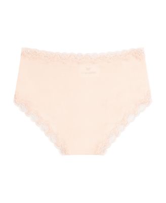 Women's Soft Silk Lace-Trim Briefs Underwear