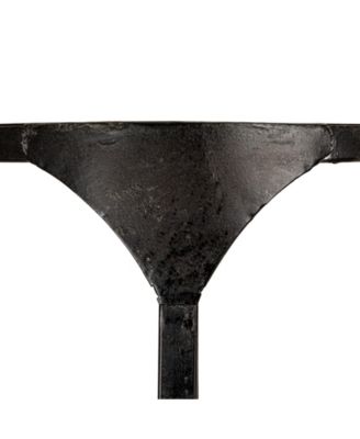 24" Metal Oval 3-Tier Storage Shelf