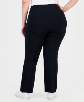 Plus Size High-Rise Bootcut Leggings