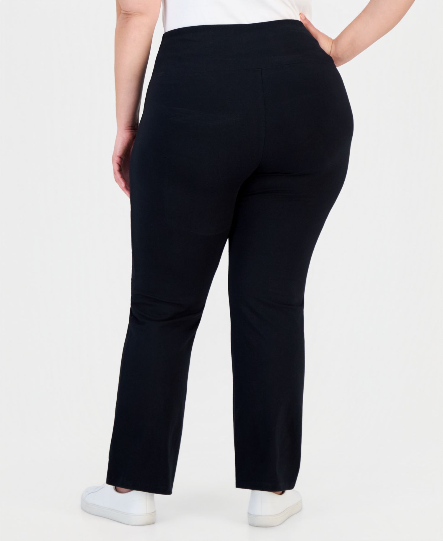 Plus Size High-Rise Bootcut Leggings
