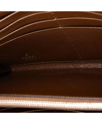 Long x Gucci The Hacker Project Neo Classic Zip Wallet GG Canvas