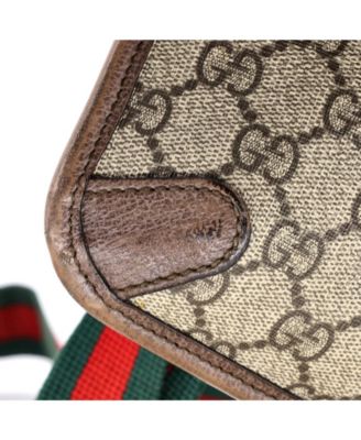 Neo Vintage Flap Belt Bag GG Coated Canvas