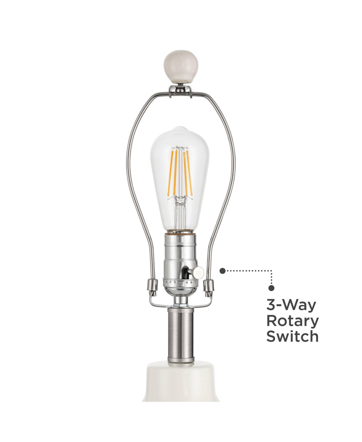 360 Lighting Novalis 24" High Flower Ceramic Table Lamp Set of 2