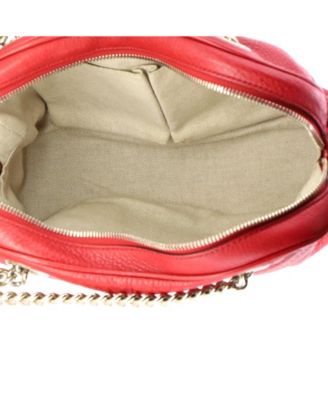 Small Soho Chain Zip Shoulder Bag Leather