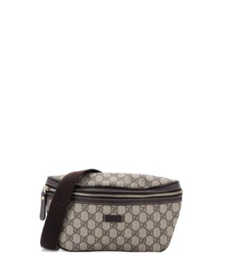 Small Belt Bag GG Coated Canvas with Leather