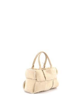 Small Arco Tote Suede and Shearling