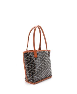 Mini Anjou Reversible Tote Coated Canvas